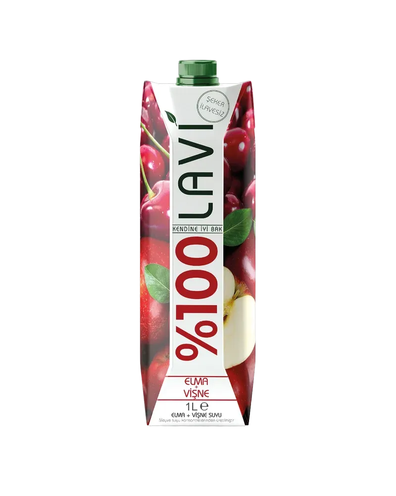 Lavi Apple & Sour Cherry Juice 1L
