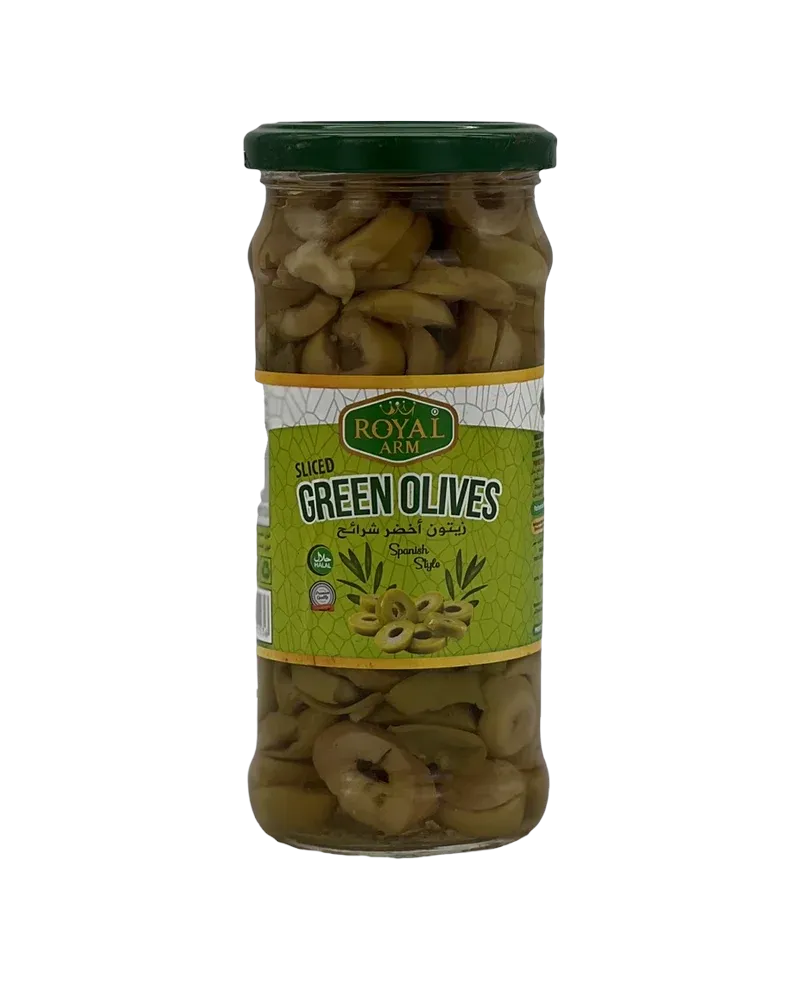 Royal Arm Red Pimento Stuffed Green Olive 340g