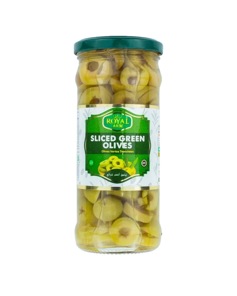Royal Arm Sliced Green Olive 340g