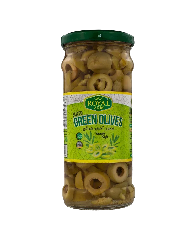 Royal Arm Whole Green Olive 340g